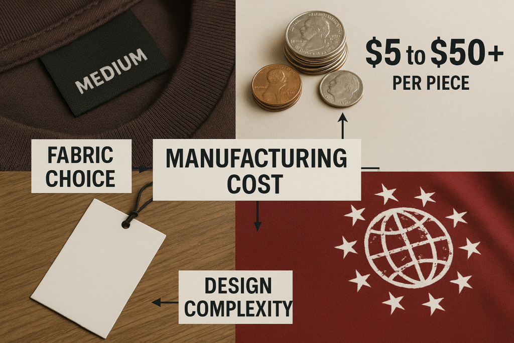 Clothing manufacturing cost breakdown