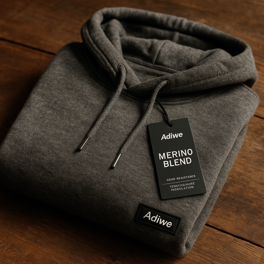 alt text: Soft merino wool blend t-shirt for streetwear