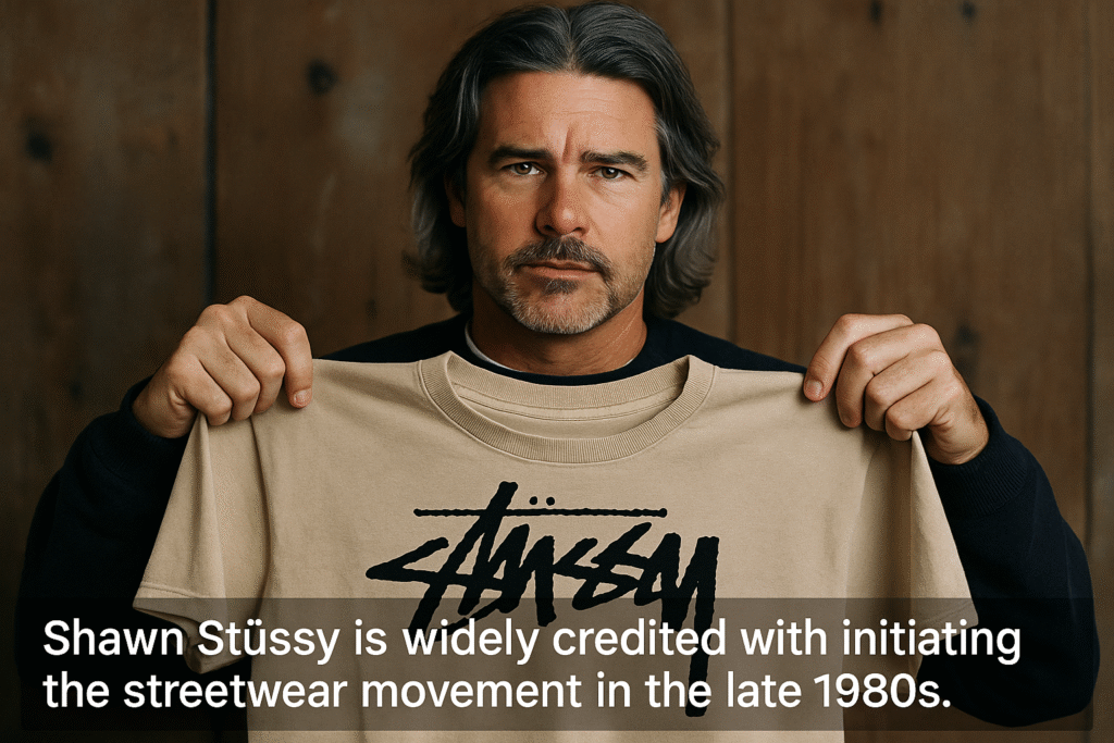alt vintage photo suggesting Stussy's early signature style