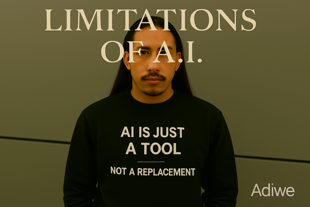 alt text: Designer sketching streetwear, with AI tools in the background
